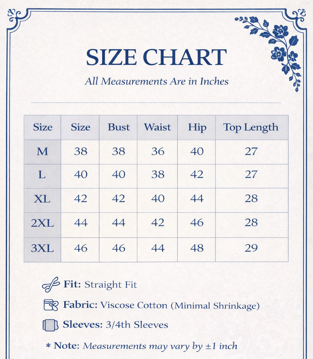 Purple Printed Viscose Cotton Top