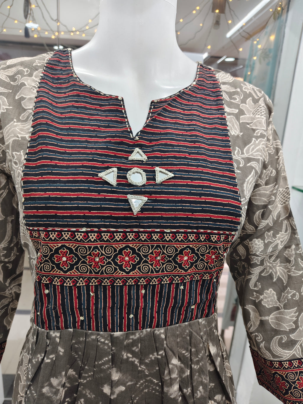 Elegant Printed Cotton 2 Piece Kurti Set for Women